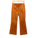 J Crew Hayden Kickout Orange Corduroy Crop Pant NWT- Size 00 (Inseam 25”)