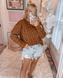 Time and Tru Camel Animal Print Sweatshirt- Size M (sold out online)