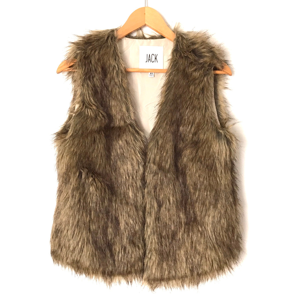 Jack by bb outlet dakota fur vest