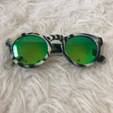 Illesteva Leonard Green Mirrored Sunglasses (see notes)