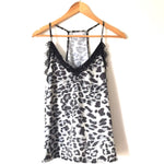 Pink Lily Animal Print Lace Cami- Size S