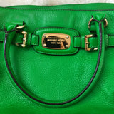 Michael Kors Large Green Tote (14” across)
