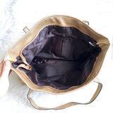 No Brand Gold Weaved Large Hand Bag