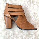 Gianni Bini Peep Toe Booties with Side Buckles- Size 9 (see notes)