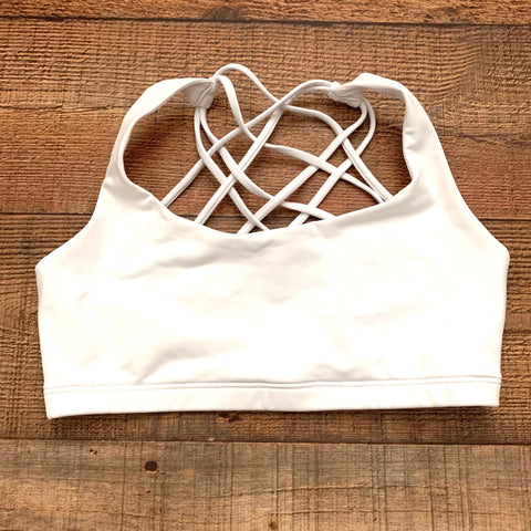 Onzie White Sports Bra NWT- Size S/M
