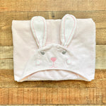 Pottery Barn Kids Pink Cotton Bunny Hooded Towel