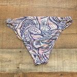 Victoria's Secret Blue/Pink Patterned Swim Bottom- Size M (We Have Matching Top!)