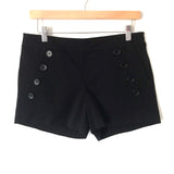 LOFT Black Front Faux Button Detail NWT- Size 0