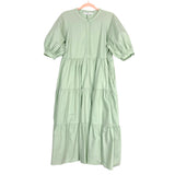 English Factory Hidden Button Up Tiered Dress NWT- Size L