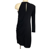 Eloquii Black One Shoulder Pad Ruched Side Dress NWT- Size 14