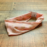 Icing Pink with Gold Pineapples Headwrap NWT