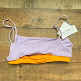 L*Space Purple and Orange Cut Out Bikini Top NWT- Size S (we have matching bottoms)