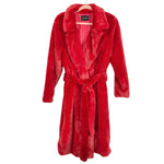 Eloquii Red Faux Fur Long Coat- Size 14/16 (sold out online)