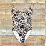 Summersalt Animal Print Padded One Piece- Size 8