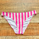 Figleaves Pink/White Striped Corsica Bikini Bottoms- Size 18 (we have matching top, sold out online)