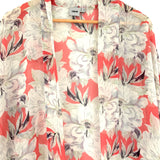 ASOS Cream and Pink Floral Kimono- Size 0