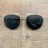 No Brand Gold Aviator Sunglasses