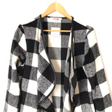 Mazik by Layla James Checkered Waterfall Jacket NWT- Size S