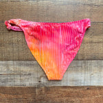 Dippin Daisys Tie-Dye Ribbed Velvet Side Tie Bikini Bottoms NWT- Size S (we have matching top)