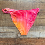 Dippin Daisys Tie-Dye Ribbed Velvet Side Tie Bikini Bottoms NWT- Size S (we have matching top)