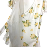 Rachel Parcell Lemon Print Wrap Dress- Size XL