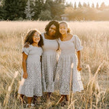 Ivy City Grey “Destiny” Dress- Size L (we have matching girls dress)