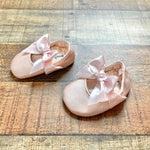 Wendy Bellissimo Pink Ballet Baby Shoes- Size 1 (~0-3M, see notes)