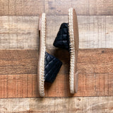 Time and True Black Memory Foam Espadrille Slide Sandals- Size 7.5 (BRAND NEW)