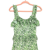 Alexa Admor Green Floral Ruffle Tiered Midi Dress NWT- Size 2 (sold out online)