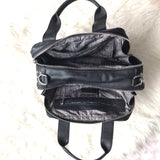 Urban Expressions Black Handbag with Crossbody Strap (like new!)