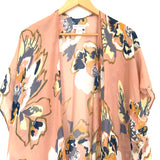 Sole Society Floral Kimono- One Size