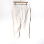 White House Black Market The Slim Ankle Cream Dress Pants- Size 14 (Inseam 27”)