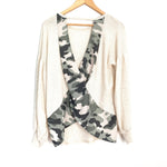 7th Ray Cream Thermal Top with Camo Trim Exposed Back- Size S