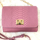 Gigi New York Python Crossbody Bag NWT