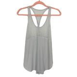 Lululemon White Lace Detail Twist Racerback Tank- Size ~M (see notes)