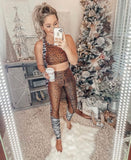 Good American Mixed Animal Print Sports Bra NWT- Size 2 (we have matching leggings)