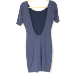 Lulus Blue ish Dress with Exposed Back- Size M