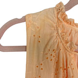 BB Dakota by Steve Madden Light Orange Eyelet Out for Ice Cream Dress- Size S (see notes)