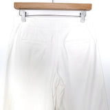 Ann Taylor White Cropped Flare Dress Pants- Size 0 (Inseam 24")