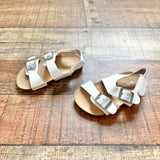 Old Navy White Buckle Sandals- Size 6-12M (see notes)