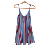 Buddy Love Blue/Red/Purple/White Stripes Dress NWT- Size XS