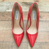 Steve Madden Red Patent Leather Heels- Size 7 (Great Condition)