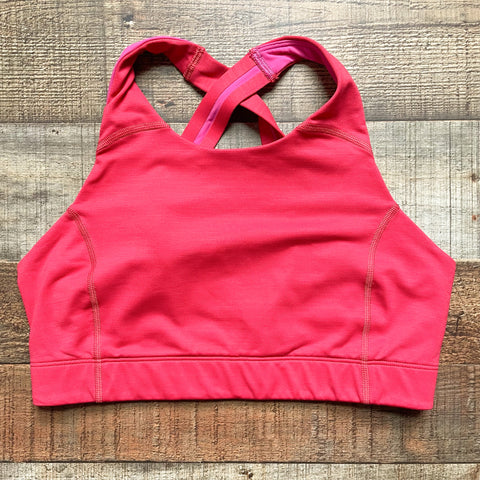 Outdoor Voices Red/Pink Sports Bra- Size S