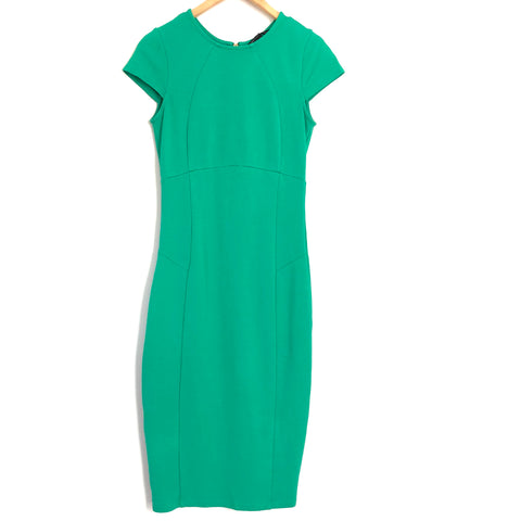 Felicity and Coco Green Ward Seamed Pencil Dress- Size S