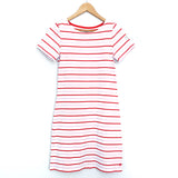 Joules Pink Striped T-Shirt Dress- Size 2