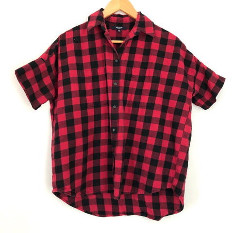 Madewell Buffalo Plaid Button Up Shirt - Size XS