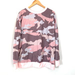 And The Why Pink Camo Sweatshirt- Size M