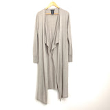 Chelsea & Theodore Grey Waterfall Sweater- Size S