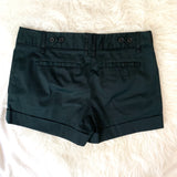 BCBG Maxazria Black Cuffed Shorts- Size 2