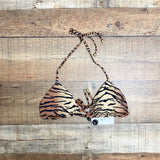 Vitamin A Animal Print Padded Bikini Top NWT- Size M/8 (we have matching bottoms)